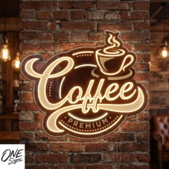 Custom Neon Sign Coffee